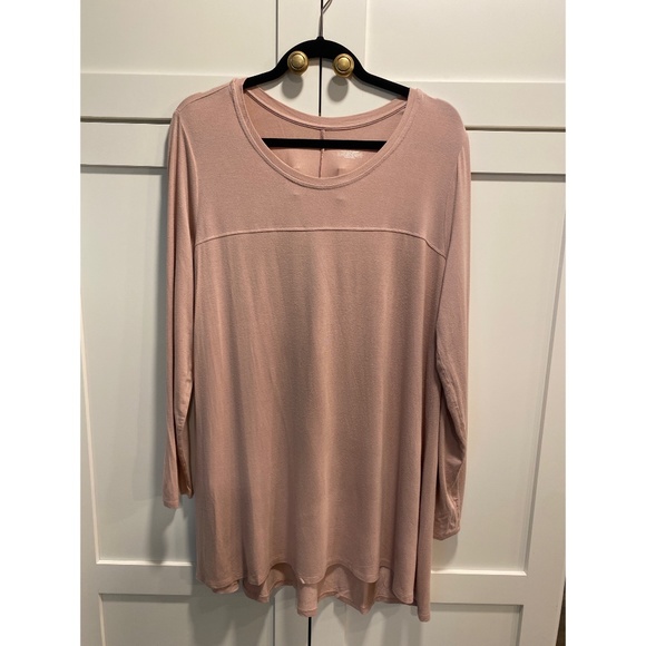 Soma Long Sleeve Tunic Light Pink Size L - Picture 1 of 3